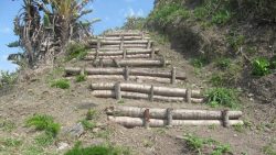 Hiking trail upgrade and erosion control